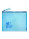 Wet Stuff Kulturbeutel Blau Polyesters Länge 28cm X Breite 23cm X Höhe 0,5cm