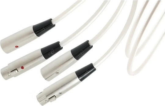 Atlas Cables Cable XLR male - XLR female Μαύρο 1m