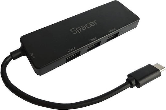 Spacer Hub 3 Θυρών USB 3.0 με σύνδεση USB-A