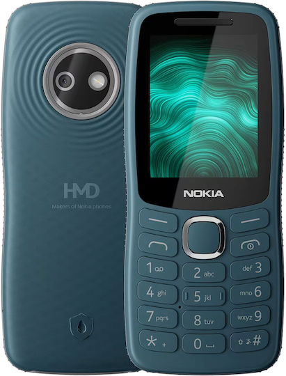 Nokia 123 Shield Dual SIM мобилен телефон с бутони зелен
