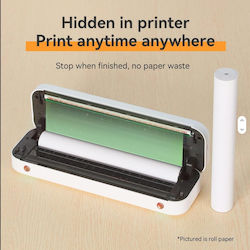 Fotopapiere Marklife A4 Rolle 210x30mm 2 Rollen Verpackung Für Tragbare Thermische Drucker
