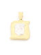 Papyrus Anhänger Kinder Amulette mit Jesus Christus aus Gold 9K 110030