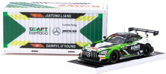 Model Mașină Mercedes-Benz AMG GT3 Verde #77 World Challenge Asia 2025 Scara 1:64 Tarmac Works