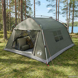 vidaXL Σκηνή Camping Pop Up Πράσινη 4 Εποχών γι...