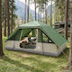 vidaXL Family Camping Tent Storage Green with D...