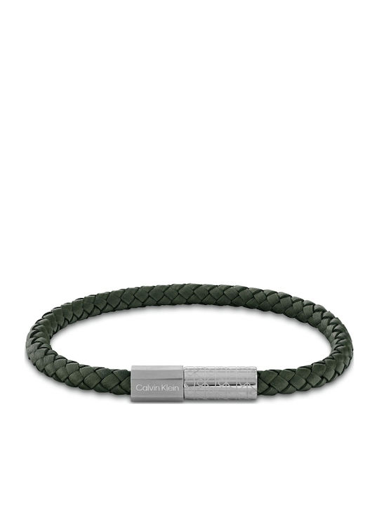 Calvin Klein Brățară pentru bărbați din piele 19.5cm