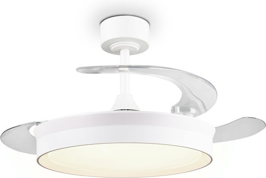 Trio Lighting Kerava Ανεμιστήρας Οροφής 106cm με Φως Λευκός