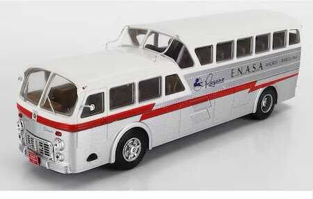 Pegaso E.n.a.s.a Bus Model Madrid Barcelona 1/43 Scale Silver Cream 25 Cm