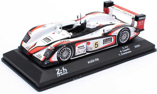 Audi R8 #5 24h Lemans Model La Scara 1:43 Alb Roșu Negru