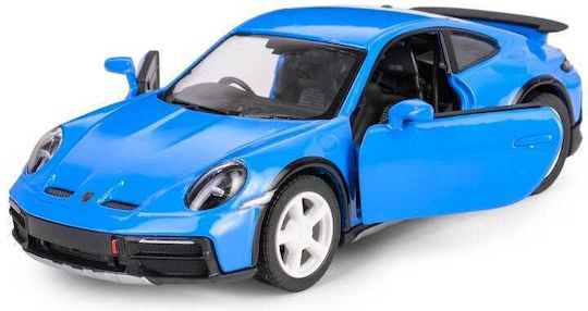 Porsche 911 Rallye Model 1/32-38 Albastru În Cutie Cu Fereastră