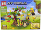 Set De Construcție Copac 4-în-1 Albine 200 Piese Compatibil Blocuri Lego Mg1181a