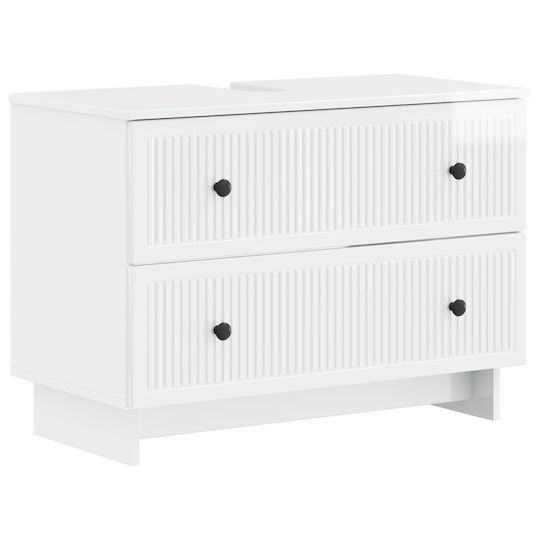 vidaXL Bathroom Vanity Unit without Sink W82xD41xH59cm White