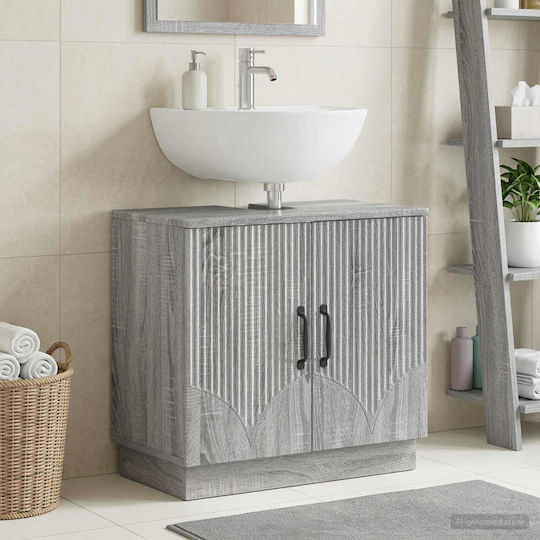 vidaXL vidaXL Bathroom Vanity Unit Without Sink W59.5xD31.5xH56cm Grey Sonoma