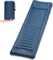 Saltea de Camping Auto-umflare Semidublă 195x72cm Grosime 12cm Albastră Saltea de Camping Auto-umflare Semidublă 195x72cm Grosime 12cm Albastră