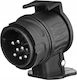 13/7 Pin Towbar Socket Adapter Trailer Plug Reduction Adapter