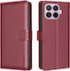 Xiaomi 17t Pro 5g Case Binfen Color Bf32 Flip Wallet Synthetic Leather Pu Tpu Red Rfid Wallet Stand