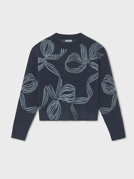 Mayoral Kids Long-Sleeved Sweater Dark Blue