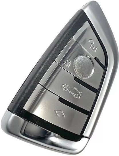 Techstar Husa Pentru Chei Auto Cu 4 Butoane Compatibilă Bmw Seria 5 G30 G31 2016–2023 Compatibil Hu100r Aftermarket