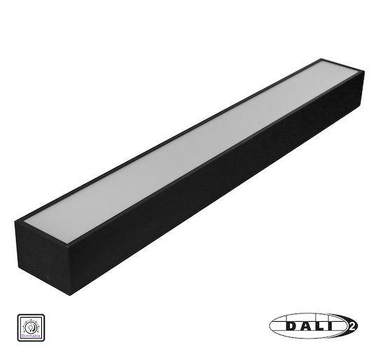Adeleq LED Linear Wall Light 18W Warm White with Adjustable Intensity L60xH5.6cm