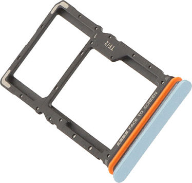 Υποδοχή Κάρτας Dual Sim Dual Sim Tray Xiaomi Poco M7 4g Blue
