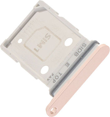 Suport Card Dual SIM Tavă Dual SIM Samsung Galaxy S26 5G S942 Roz Auriu