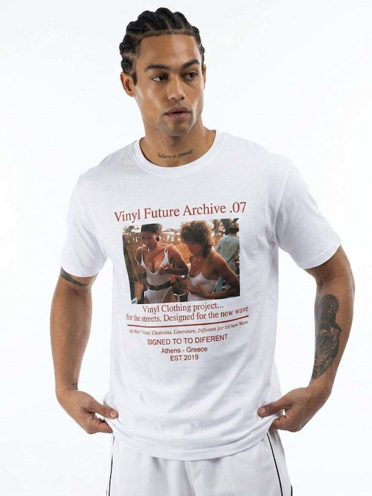 Vinyl Art Clothing T-Shirt Weiß