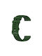Samsung Galaxy Watch Active 2 40mm 44mm 20mm Checkered Watch Strap Silicone Amy Green