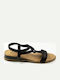 Women's Flat Sandals Black
