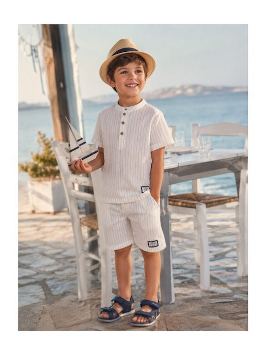 Gang Kids Set with Shorts Summer 2 Pieces White