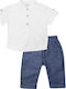 Kinderbekleidungssets mit Sommerhose 2 Stück Blau