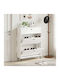 Metallische Schuhorganisator Breda 78x24x103cm