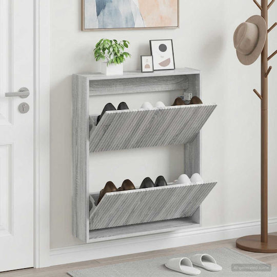 Wooden Shoe Organizer Arnhem 71x17x86cm