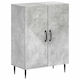 vidaXL Haarlem Badezimmerschrank 59.5x31x80cm Gray