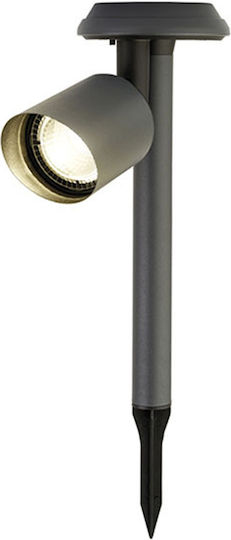 Lumineo Lampa Solară De Pardoseală Coloană Cu Lumină Alb Cald 17x10x25cm