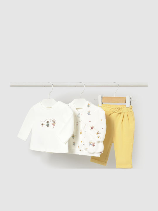 Kids Tracksuit Set With Jacket Chamomile 3 Pieces