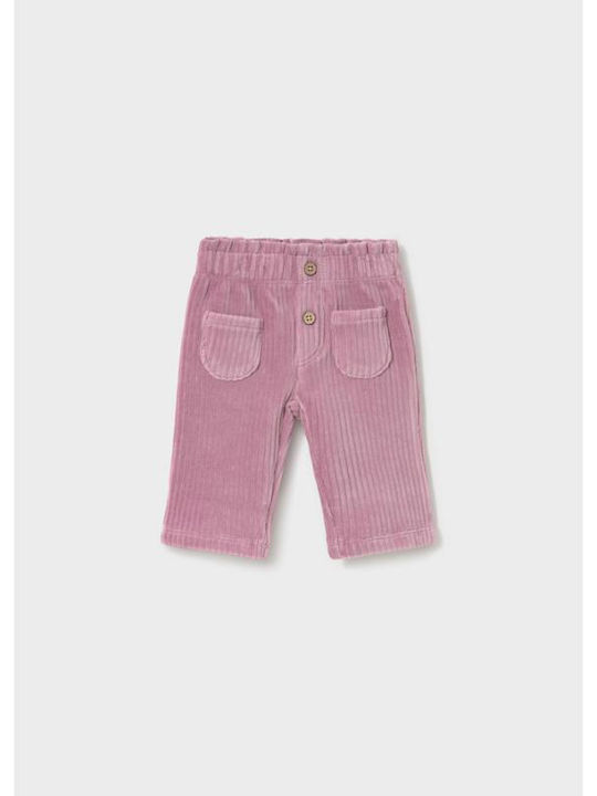Mayoral Kinderhose aus Samt Trauben