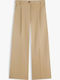 Damen Hochsitze Baumwoll-Set Pantaloona Beige