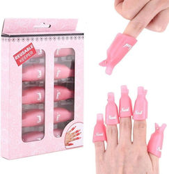 Plastic Clips Semi-Permanent Removal Set 10pcs Reusable Nail Keeper Violet Plastic Clips Semi-Permanent Removal Set 10pcs Reusable Nail Keeper Violet