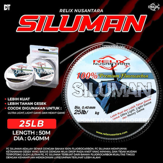 Fluorocarbon Siluman Relix Nusantara 0.40mm/11.3kg