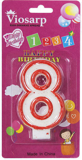 Lumanare De Ziua De Naștere 8 Număr Lumanare Happy Birthday
