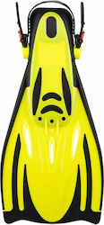 Aquaspeed Swimming Flippers Short Yellow-Black