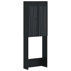 vidaXL Alkmaar Бански шкаф 66x25.5x190cm Черен