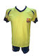 Set de Fotbal pentru Copii Barcelona Ronaldinho Galben Albastru 190726-14
