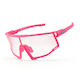Rockbros Cycling Glasses with Pink Frame and Photochromic Lenses