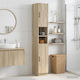 vidaXL Bathroom Floor Column Cabinet M30xW31xH187cm Sonoma