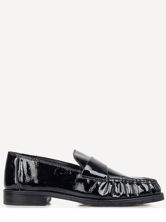 Clarks Λουστρίνι Γυναικεία Loafers σε Μαύρο Χρώμα