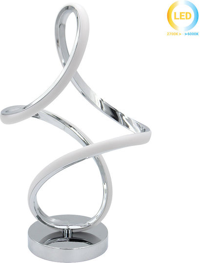 Keskor Metall Tischlampe Mit Silberner Basis