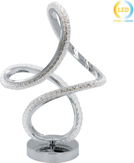 Keskor Metall Tischlampe Mit Silberner Basis