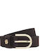 Leather Women's Belt Brown