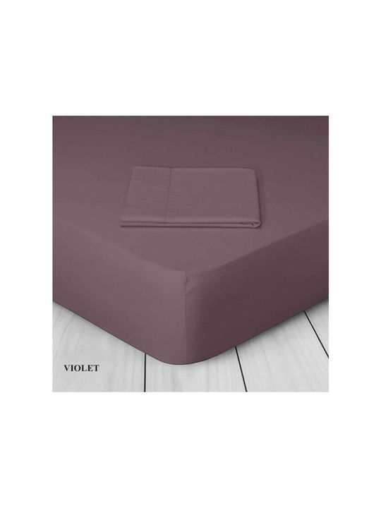 Marwa Чаршаф Еднолицев 160x260см Лилав